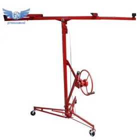 Gm579560md Thomletha Drywall Rolling Lifter Panel Hoist Jack 16 Ft With Lockable Wheels Us