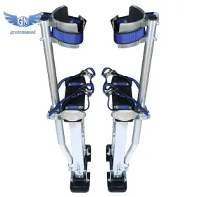 Gm949960md Thomletha Silver Adjustable 15 Inch -23 Drywall Stilts Tool For Painters Walking Taping New