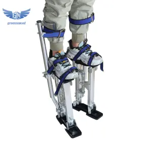 Gm950040md Thomletha Silver 24-40 Inch Aluminum Stilt Drywall Painting Stilts For Painter Taping Tool #2