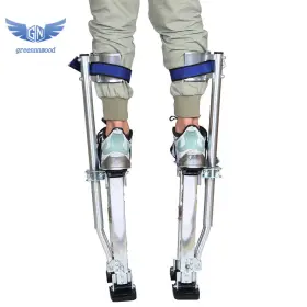 Gm950040md Thomletha Silver 24-40 Inch Aluminum Stilt Drywall Painting Stilts For Painter Taping Tool #3