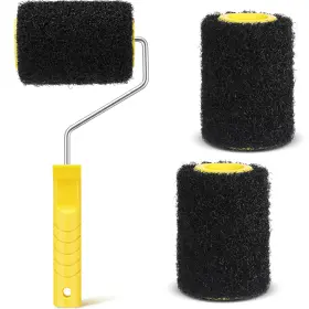 Jyd-threlaco-2096 Threlaco 3 Pcs 4 Inch Drywall Compound Roller Cover With 1 Paint Frame Te