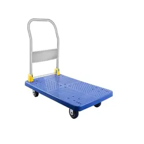 Dhs-ydw1-7861 Tidoin Folding Platform Cart 1320-lb Capacity And 360-degree Swivel Wheels Blue