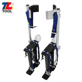 Tl3942002 Tool Library 18 Inch - 30 Adjustable Black Aluminum Alloy Stilts For Taping Painting