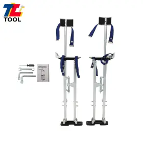 Tl5238462 Tool Library 36 Inch - 48 Adjustable Silver Aluminum Alloy Stilt For Walking Taping
