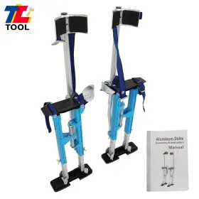 Tl5238960 Tool Library Drywall Stilts 18ftft-30ftft Lightweight Aluminum For Putting Up