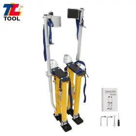 Tl5239126 Tool Library Drywall Stilt 24 Inch - 40 Adjustable Aluminum For Painting Paint