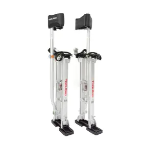 Toolpro 676308724414 Adjustable Stilts Aluminum - 24 Inch To 40 With Soft Strap
