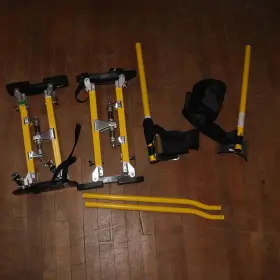 Tp01831 Toolpro Pair Adjustable Magnesium Drywall Stilts With Soft Straps #3