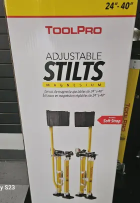 Tp02441 Toolpro 24-41 Inch Adjustable Magnesium Stilts