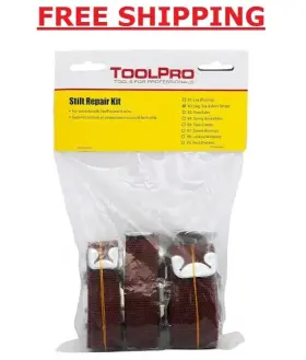 Tp02452 Toolpro Replacement Straps Kit For Adjustable Drywall Stilts 2 Toe And Leg
