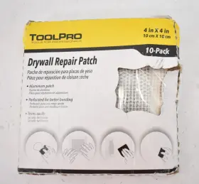 Tp04740 Toolpro Drywall Repair Patches Self Adhesive Fiberglass Mesh 4 Inch X 10 Pack