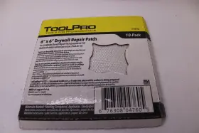 Tp04760 Toolpro 10-pk Drywall Repair Patches Self-adhesive Fiberglass Mesh 6 Inch X