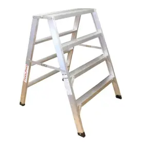 4ft.aluminum Toolpro Tp20324 Flat-top Sawhorse Ladderw/300 Lb. Capacity