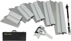 50529 Tools Drywall Skimming Blade Set - Include Extension Pole And Transport Case 13pc Easy