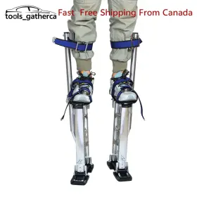 Tg3704844 Tools Gatherca Silver Adjustable Aluminum Alloy Stilts 15 Inch -23 Fit For Painters Walking Tool Tg3704844 Tools Gatherca Silver Adjustable Aluminum Alloy Stilts 15 Inch -23 Fit For Painters Walking Tool