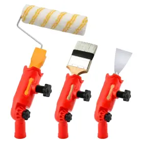 Trenqular 22436185 Multi-angle Paint Brush Extender For High Ceiling Extension Pole Red