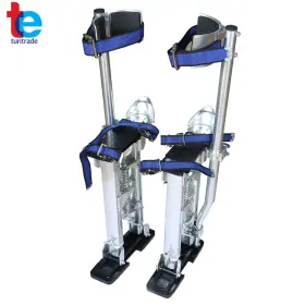 Tr47502 Turitrade Silver 24 - 40 Inch Aluminum Alloy Stilts Drywall For Painter Taping Tool #3