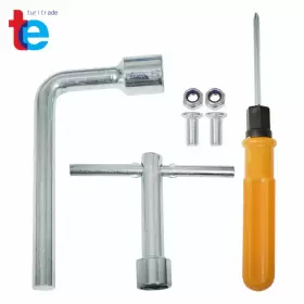 Tr61378 Turitrade 24 Inch - 40 Professional Grade Adjustable Drywall Stilts Tool Light Blue #2