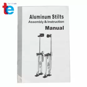 Tr61378 Turitrade 24 Inch - 40 Professional Grade Adjustable Drywall Stilts Tool Light Blue #3