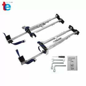 Tr63114 Turitrade New 36 Inch -48 Drywall Stilt Adjustable Aluminum Tool For Painting Taping
