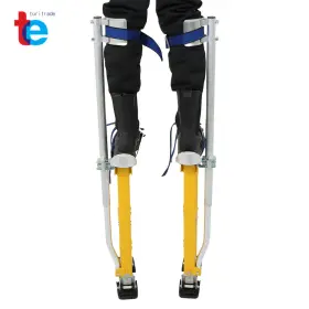 Tr63122 Turitrade 24 Inch -40 Drywall Stilt Adjustable Aluminum Tool For Painting Taping Yellow #2