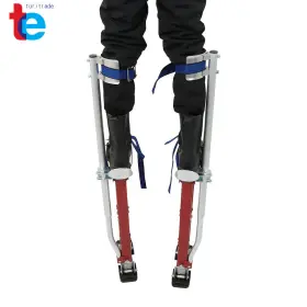 Tr63124 Turitrade 24 Inch - 40 Adjustable Aluminum Tool Drywall Stilt For Taping Paint Red #2