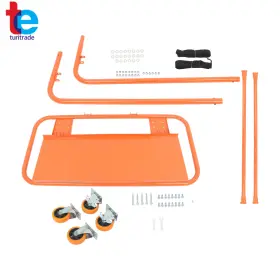 Tr85912 Turitrade With Safety Belts Drywall Sheet Cart 3000lbs Handling Sheetrock Panel