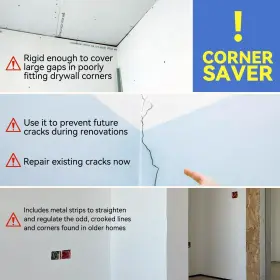 45mtcr Unrunfo Drywall Corner Tape - Inside Outside 2 Inch X 150 Ft. Met #3