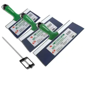 Usg Sheetrock 053722622364 Pro Series Blue Steel Drywall Taping Knife With Matrix Style Handle 8 Inch /10 /12