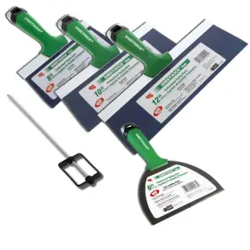 Usg Sheetrock 053722622838 Pro Series Blue Steel Drywall Taping Knife With Matrix Style Handle Free Mu