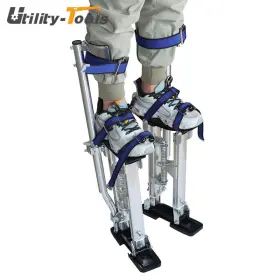 Ut3277362 Utility-tools Silver Adjustable 15 In-23 In Drywall Stilts Tool For Painters Walking Taping