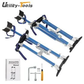 Ut4235082 Utility-tools Professional Grade Adjustable Drywall Stilts Light Blue 24 Inch - 40