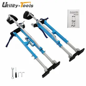 Ut4355142 Utility-tools Painter Taping Drywall Stilts Blue 36-48 In Aluminum Tool Stilt Adjustable