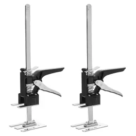 Uxcell 634149001668 2pcs Labor Saving Handle Jack 570lb Load-bearing 9.8 Inch Height Adjustable