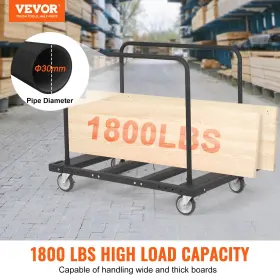 Bltcsgs00000ff996 Vevor Drywall Cart 1800 Lbs Panel Dolly Handling Sheetrock Sheet #2