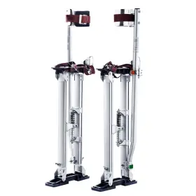 Sgbgqycys2440ee60v0 Vevor Drywall Stilts Aluminum Tool 24ftft-40ftft Adjustable Painting Silver