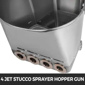 Sjhhntjbjpqmk001 Vevor 4 Jet 3hp Stucco Sprayer Plaster Cement Mortar Spray Gun Hopper Wall Paint #3