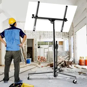 Yc810 Voohek Yc812 Drywall Lift Panel Hoist Sheetrock Jack Lifter For Ceiling Rolling #2
