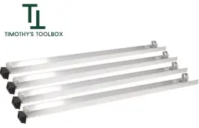 31017 Wal-board Drywall Bench Extension Legs Set Of 4 34 Inch -44 Adjustable Aluminum