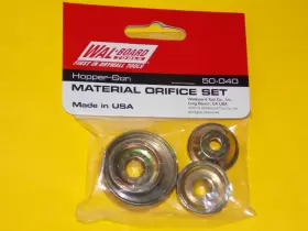 Wal-board 50-040 Pro Series Texture Sprayer Hopper Gun Orifice Tip Set - Look