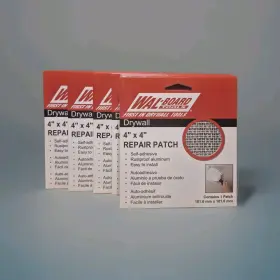 054-005-hd Wal-board Tools 4 Inch X Self Adhesive Drywall Repair Patch-lot Of 10