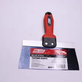 19-038 Wal-board Tools Soft Grip Drywall Taping Knife Blue Steel Blade 8 Inch #2