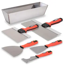 Dtkfnsh1 Walboard 035965407250 Wal-board Tools Drywall Finishing Hand Tool Kit Mud Pan Taping Knife