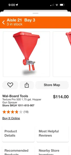 Tp500-l Walboard Tools Wal-board Texture Pro 500 Drywall Hopper Gun Sprayer 1.75 Gallon