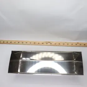 23-002 Wallboard Tool Drywall Mud Pan Spot-welded Stainless Steel 12 Inch #2