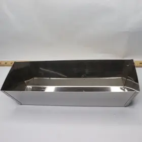23-002 Wallboard Tool Drywall Mud Pan Spot-welded Stainless Steel 12 Inch