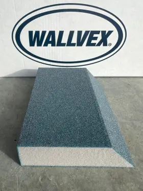 05342-24 Wallvex Blue Fire Single Angle Sanding Sponge Fine Grit - 24 Count