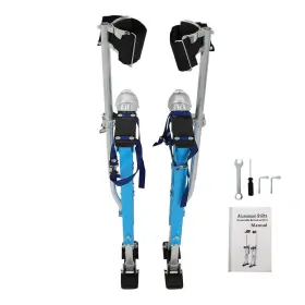 Wa3124341ur Waltvotur Adjustable 36 Inch -48 Drywall Stilt Tool For Painters Walking Finishing Tools Blue #2