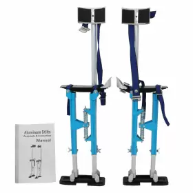 Wa3124440ur Waltvotur 18-30 Inch Dry Wall Stilts Lightweight Aluminum Stilt Tools For Drywall Painting #3