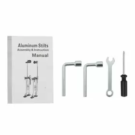Wa3124539ur Waltvotur 24 Inch -40 Adjustable Drywall Stilts Aluminum Alloy Construction Tool Yellow #3